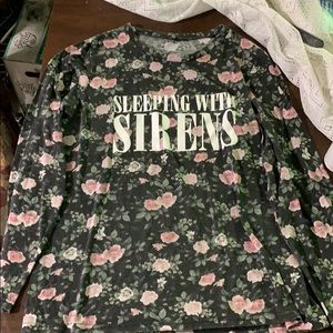 Brand New Long Sleeved Sleeping With Sirens Shirt
